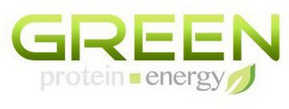 GREEN PROTEIN ENERGY logo