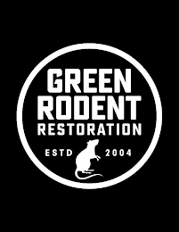 GREEN RODENT RESTORATION ESTD 2004 logo