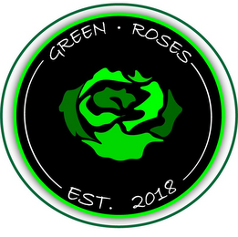 GREEN ROSES EST. 2018 logo