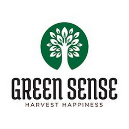 GREEN SENSE HARVEST HAPPINESS logo