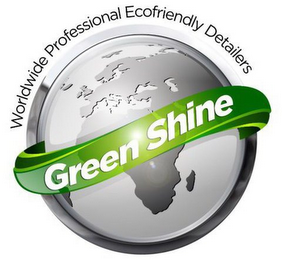 GREEN SHINE WORLDWIDE PROFESSIONAL ECOFRIENDLY DETAILERS logo