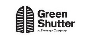 GREEN SHUTTER A BEVERAGE COMPANY logo