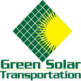 GREEN SOLAR TRANSPORTATION logo