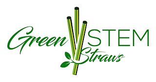 GREEN STEM STRAWS logo
