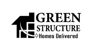 GREEN STRUCTURE HOMES DELIVERED logo
