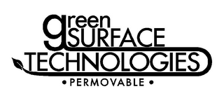 GREEN SURFACE TECHNOLOGIES ·PERMOVABLE· logo