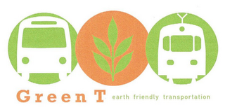 GREEN T EARTH FRIENDLY TRANSPORTATION logo