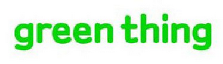 GREEN THING logo