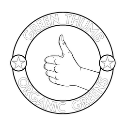 GREEN THUMB ORGANIC GREENS logo