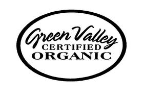 GREEN VALLEY CERTIFIED ORGANIC logo