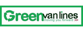 GREEN VAN LINES MOVING YOU FORWARD>> logo