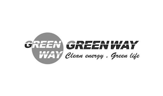 GREEN WAY GREENWAY CLEAN ENERGY · GREEN LIFE logo