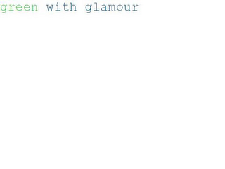 GREEN WITH GLAMOUR logo