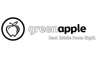 GREENAPPLE REAL ESTATE DONE RIGHT. logo