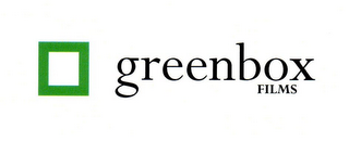 GREENBOX FILMS logo