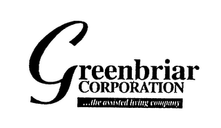 GREENBRIAR CORPORATION ...THE ASSISTED LIVING COMPANY logo