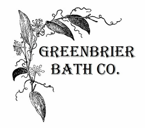 GREENBRIER BATH CO. logo