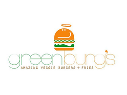 GREENBURG'S AMAZING VEGGIE BURGERS + FRIES logo
