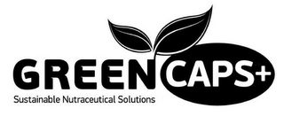 GREENCAPS+ SUSTAINABLE NUTRACEUTICAL SOLUTIONS logo