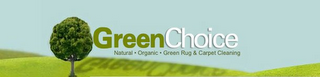 GREENCHOICE NATURAL · ORGANIC · GREEN RUG & CARPET CLEANING logo