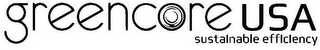 GREENCORE USA SUSTAINABLE EFFICIENCY logo