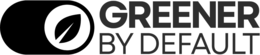 GREENER BY DEFAULT logo