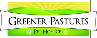GREENER PASTURES PET HOSPICE logo