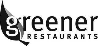 GREENER RESTAURANTS logo