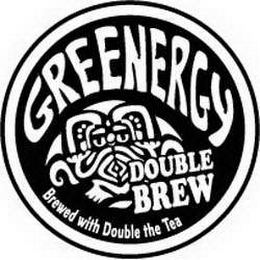 GREENERGY DOUBLE BREW BREWED WITH DOUBLE THE TEA logo