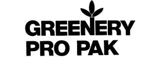 GREENERY PRO PAK logo