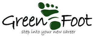 GREENFOOT STEP INTO YOUR NEW CAREER logo