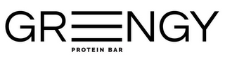 GREENGY PROTEIN BAR logo