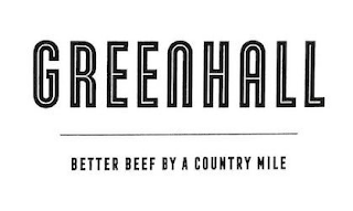 GREENHALL BETTER BEEF BY A COUNTRY MILE logo