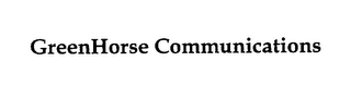 GREENHORSE COMMUNICATIONS logo