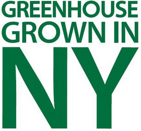 GREENHOUSE GROWN IN NY logo