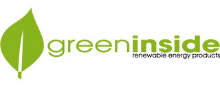 GREENINSIDE RENEWABLE ENERGY PRODUCTS logo