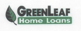 GREENLEAF HOME LOANS logo