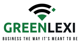 GREENLEXI BUSINESS THE WAY IT'S MEANT TO BE logo