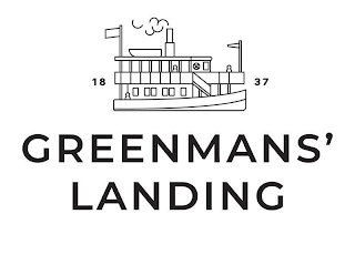 GREENMANS' LANDING 1837 logo