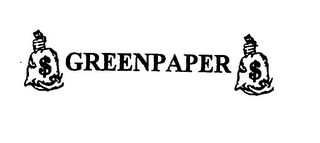 $ GREENPAPER $ logo