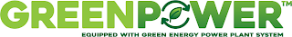 GREENPOWER EQUIPPED WITH GREEN ENERGY POWER PLANT SYSTEM logo
