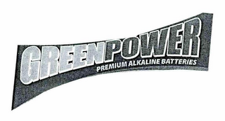 GREENPOWER PREMIUM ALKALINE BATTERIES logo