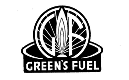 GREEN'S FUEL G F logo