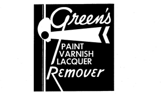 GREEN'S PAINT VARNISH LACQUER REMOVER logo