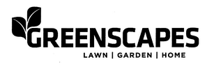 GREENSCAPES LAWN GARDEN HOME logo