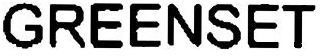 GREENSET logo