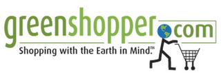 GREENSHOPPER.COM SHOPPING WITH THE EARTH IN MIND. logo