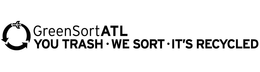 GREENSORTATL YOU TRASH · WE SORT · IT'S RECYCLED logo