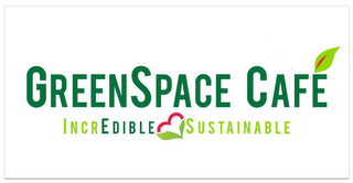 GREENSPACE CAFE INCREDIBLE SUSTAINABLE logo