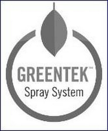 GREENTEK SPRAY SYSTEM logo